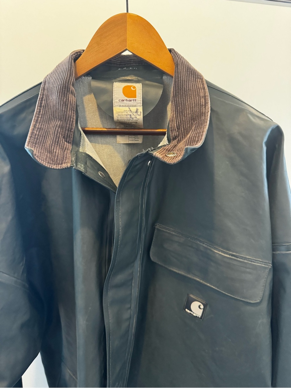 Carhartt Dark Green Rain Jacket